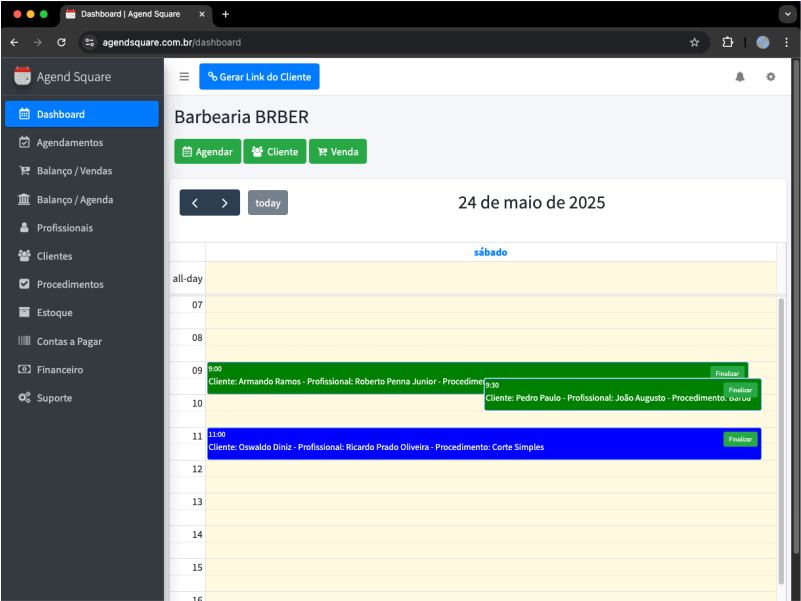 Sistema de Agendamento